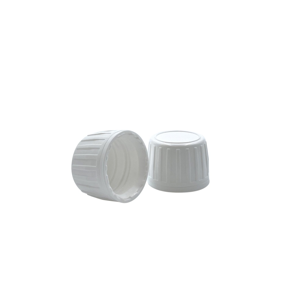 Cap black sealable for glass & PET din28 per 50