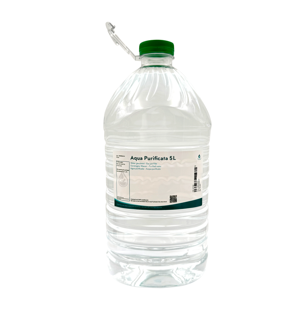 Agua purificada 5L PET